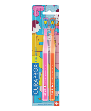 Набор зубных щеток CS5460 Duo Bathroom