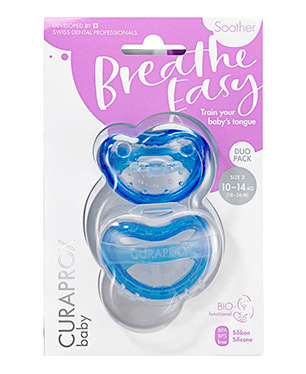 Набор сосок Curaprox, голубая размер 2