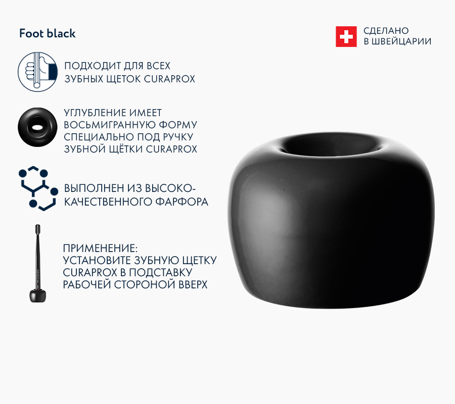 Керамический подиум для щетки Curaprox