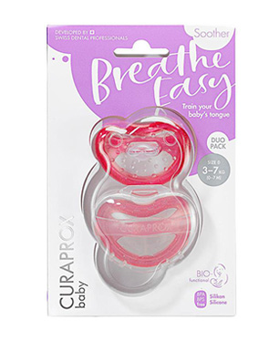 Набор сосок Curaprox, розовая размер 0