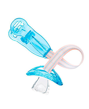 Держатель для соски, голубой