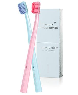 Набор мягких щеток Swiss Smile Diamond glow