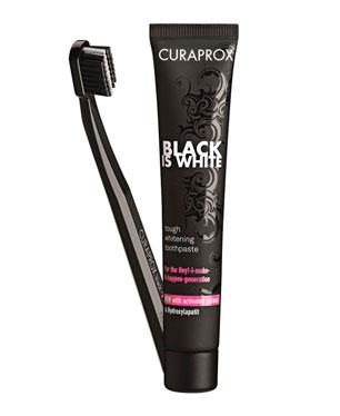 Зубная паста Black Is White + зубная щетка Ultra Soft CS 5460 черная