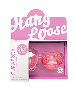 Набор сосок Curaprox, розовая размер 1