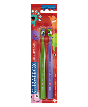 Набор зубных щеток CS Kids Duo Little Bacterias Edition