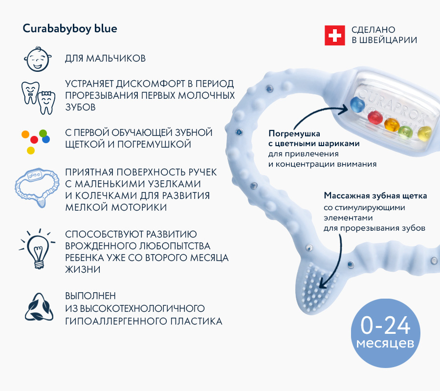 Стимулятор для прорезывания временных зубов