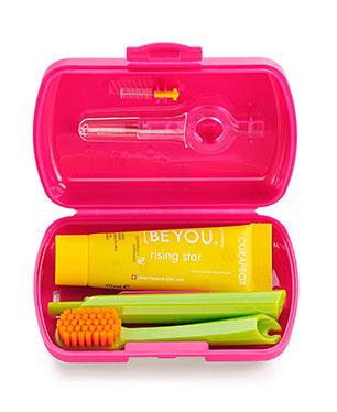 Дорожный набор BE YOU в малиновом боксе